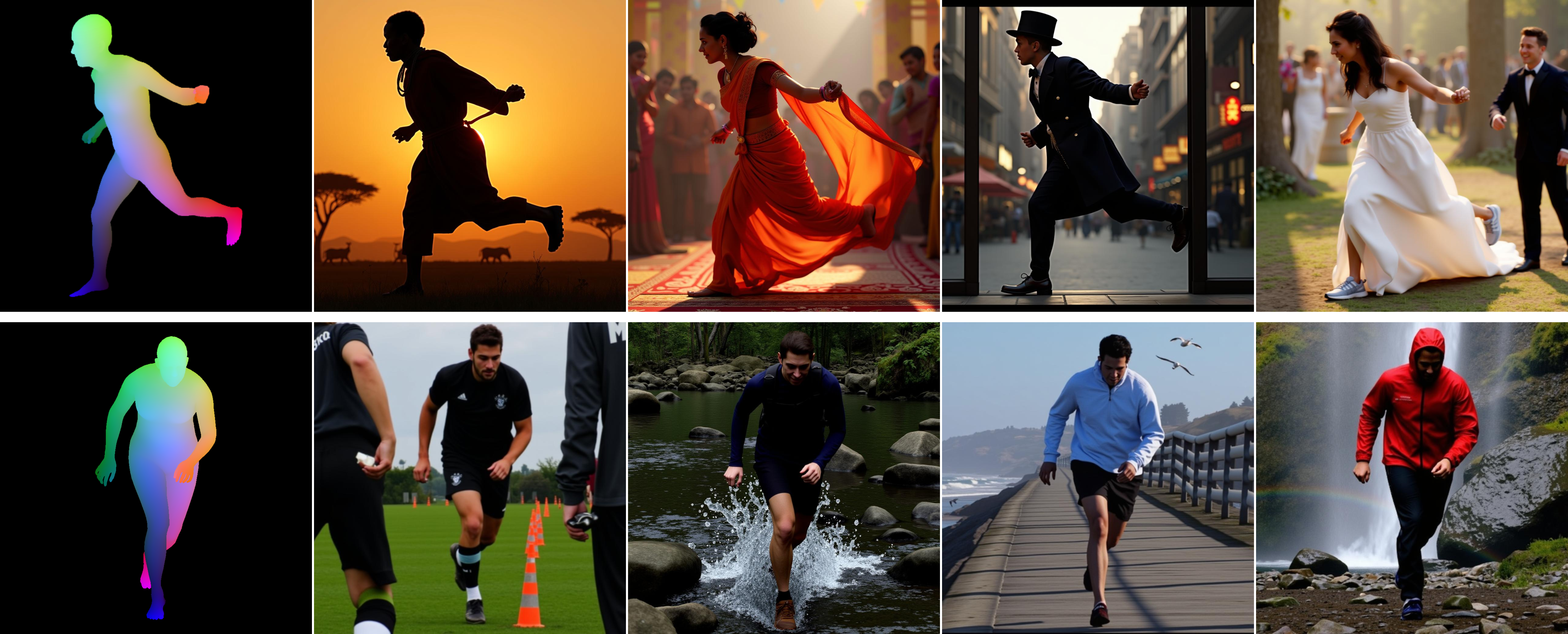 PoseDreamer: Scalable Photorealistic Human Data Generation